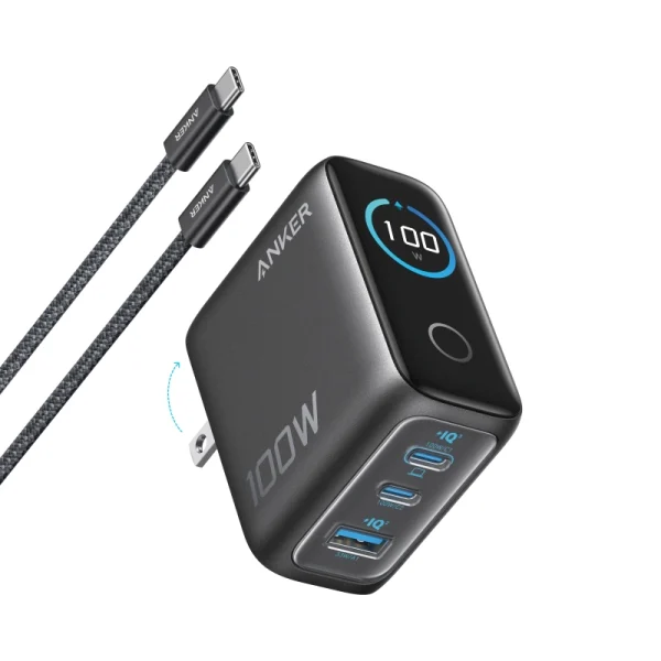 Anker 100W GaN Fast Charger with Smart Display – Price in Kenya | Phones Gallery
