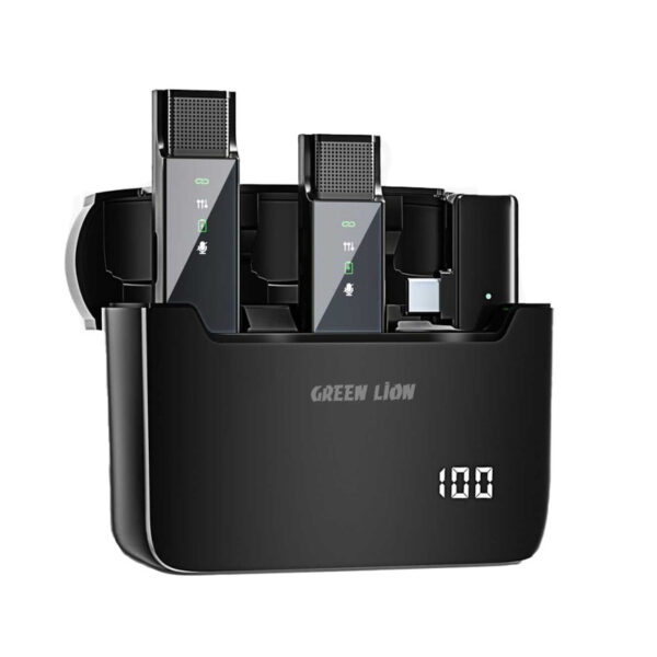Green Lion 2-n-1 Digital Display Microphone Type-C – Price in Kenya | Phones Gallery