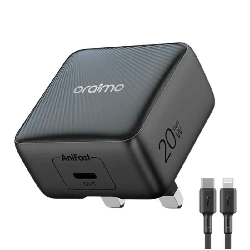 Oraimo PowerCube 20 Chic 20W GaN Wall Charger – Price in Kenya | Phones Gallery