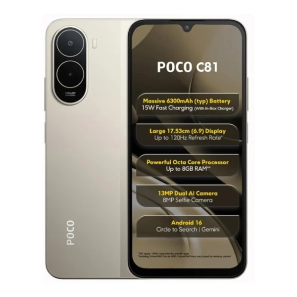 Poco C81 4GB RAM 64GB – Price in Kenya | Phones Gallery