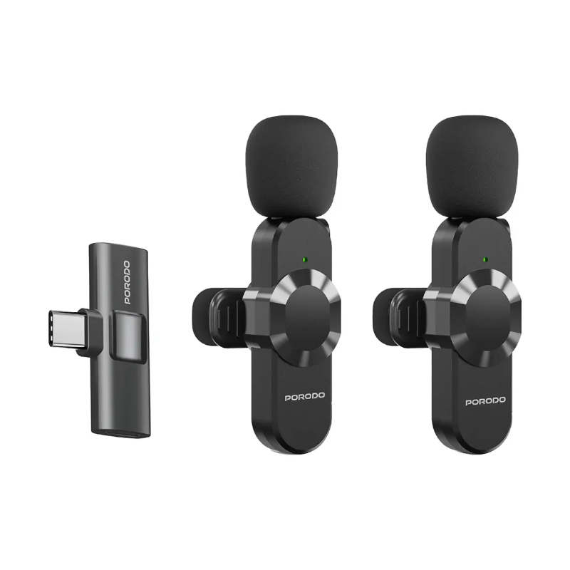 Porodo Audix Pro Lavalier Dual Microphone – Price in Kenya | Phones Gallery