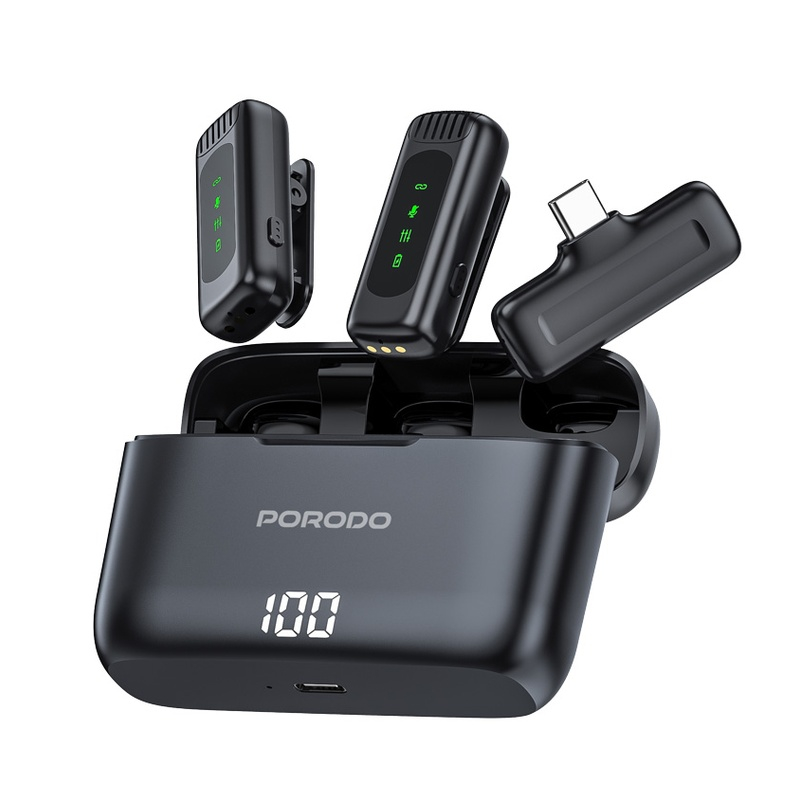 Porodo Lavalier Double Microphone – Price in Kenya | Phones Gallery Kenya