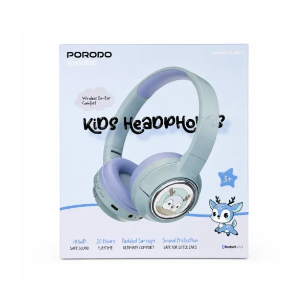 Porodo Soundtec Moose Wireless Kids Headphone – Price in Kenya | Phones Gallery