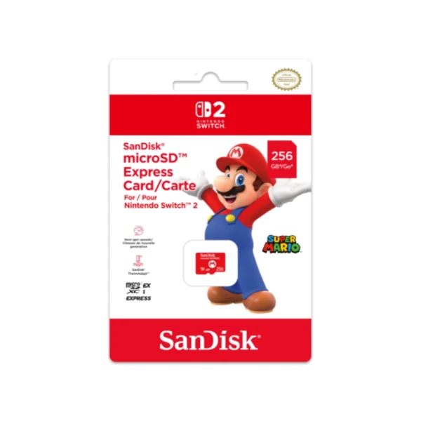 SanDisk microSD Express 256GB for Switch 2 – Price in Kenya | Phones Gallery
