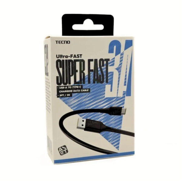 Tecno 3A Turbo Speed USB A to C Data Cable – Price in Kenya | Phones Gallery
