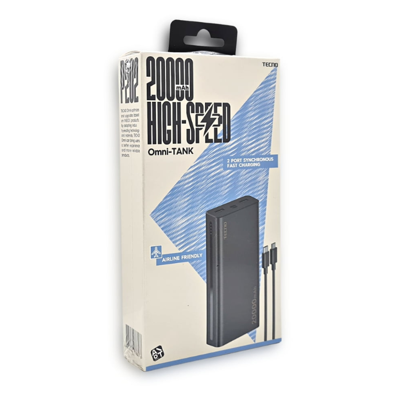 Tecno Omni Tank Powerbank 20000mAh – Price in Kenya | Phones Gallery Kenya