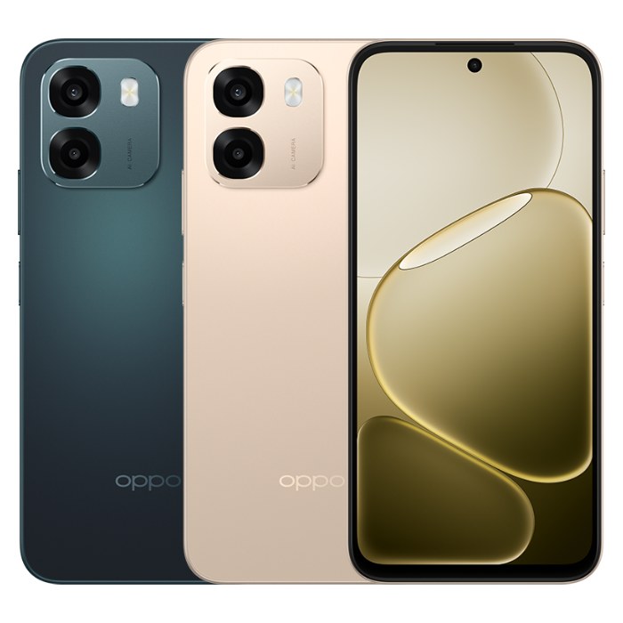 Oppo A6 in Sapphire Blue and Aurora Gold