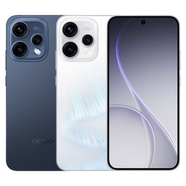 Oppo Reno15 5G in Twilight Blue and Aurora White