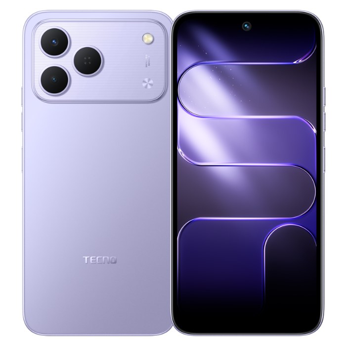 Tecno Spark 50 in Aurora Purple