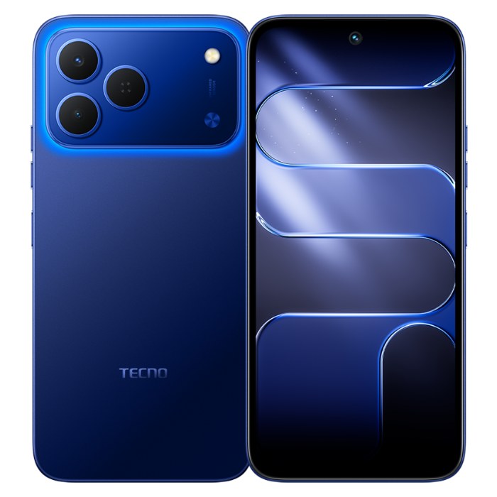 Tecno Spark 50 in Halo Blue