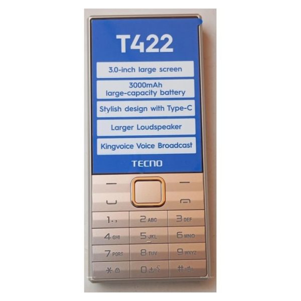 Tecno T422 in Gold