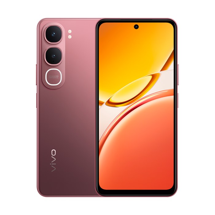 Vivo Y21D in Coral Red